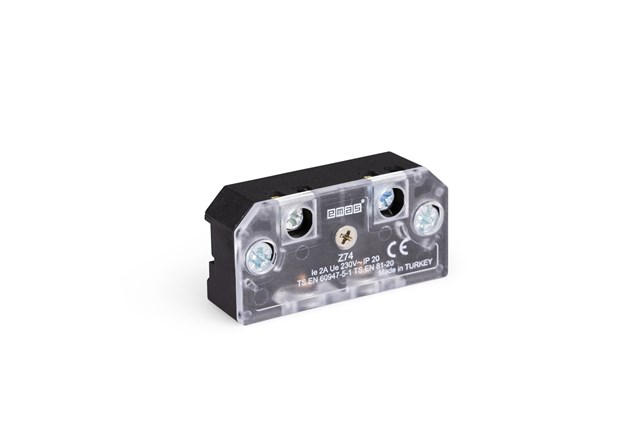 Z Series Socket Single Entry Transparent-Black Elevator Door Switch